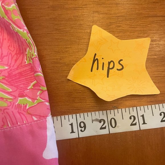 Lily Pullitzer size 8 tube dress sleeveless pink patchwork bottom bow tie back - Picture 6 of 9